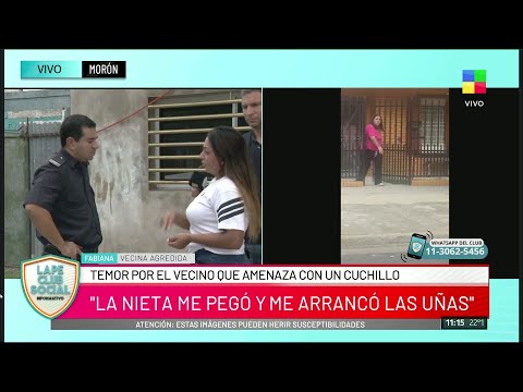 🔴 MORÓN: TEMOR POR EL VECINO QUE AMENAZA CON UN ELEMENTO CORTANTE