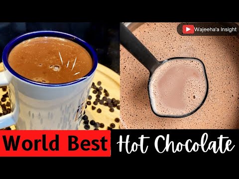 WORLD BEST HOT CHOCOLATE RECIPE BY WAJEEHA'S INSIGHT | HOT CHOCOLATE DRINK | WINTER SPECIAL RECIPE