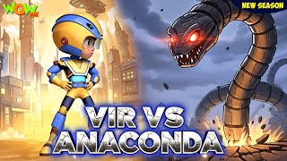 Download lagu Vir Vs Anaconda | Vir New Episode | Vir The Robot Boy Hindi Cartoon For Kids #Newseason mp3