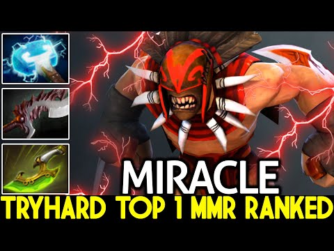 MIRACLE [Bloodseeker] Tryhard Top 1 MMR Ranked Swift Blink Build Dota 2
