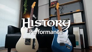 Video thumbnail for 【サウンドチェック】HISTORY Performanceシリーズ - エレキギター編 by 島村楽器 ブランドチャンネル