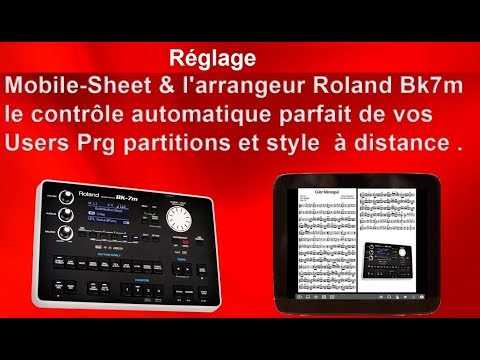 Réglage Mobile Sheet et BK7m