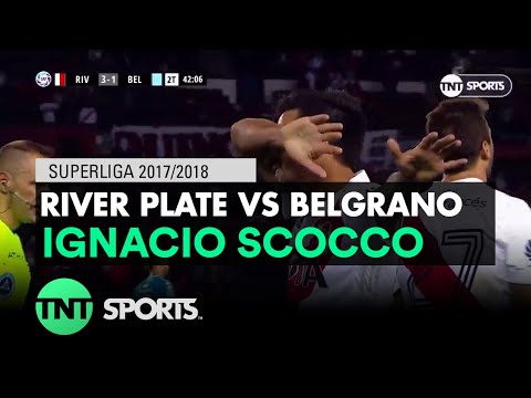 Ignacio Scocco (3-1) River Plate vs Belgrano | Fecha 20 - Superliga Argentina 2017/2018