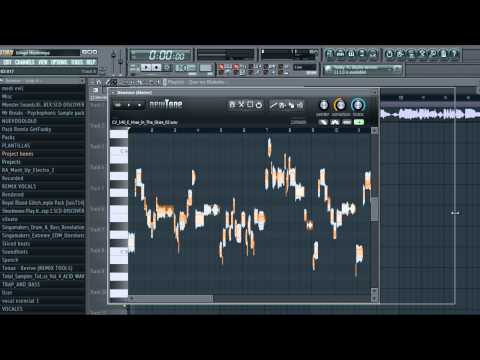 Tutorial FL Studio Como usar Pitcher , Newtone ,MdiOut y Afinar la voz o Crear Efectos Risen