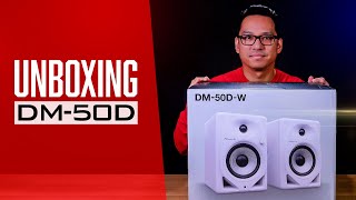 Video thumbnail for Unboxing the DM-50D desktop monitor speakers by AlphaTheta / Pioneer DJ USA