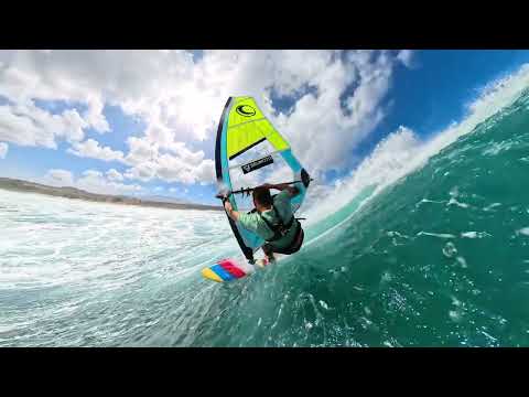 On Board  Wave Filmed with insta360 X5 Windsurfing | Ricardo Campello