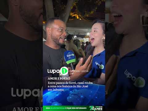 AMOR E FORRÓ; Entre passos de forró, casal rouba a cena nos festejos de São José em Inhuma.