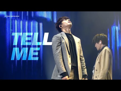 181231 INFINITE FANMEETING [FOREVER] - 'TELL ME' 엘 명수 myungsoo FOCUS 4K MULTI CAM