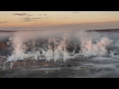 Moody Alabama Landfill Fire (4K drone)