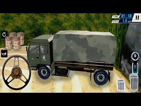 Army Truck Driver : Offroad 2021 - Gameplay Walkthrough Part 1 (Android, iOS)