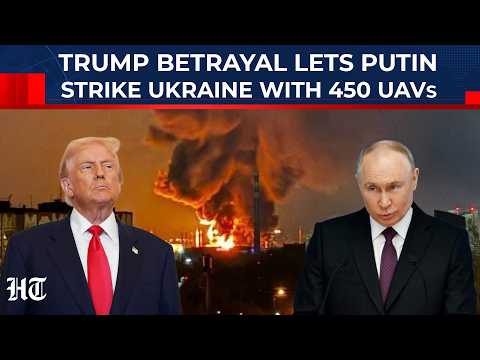 Putin Launches Massive Strike On Ukraine's Energy With 450 UAVs, 45 Missiles; Zelensky Slams Allies