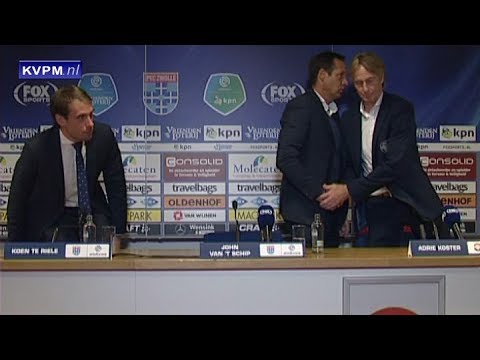 PEC Zwolle – Willem II (2-3); persconferentie © 2018 kvpm.nl