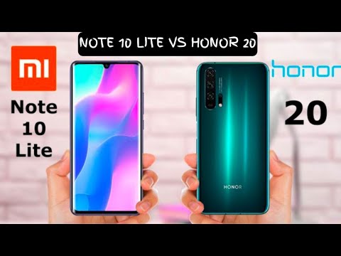 Xiaomi Mi Note 10 Lite vs Honor 20 | Comparison|