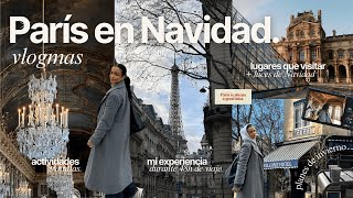 París durante 48h 🥐​🎄​Qué puedes visitar GRATIS, luces de navidad & planes de invierno | vlogmas ❄️​