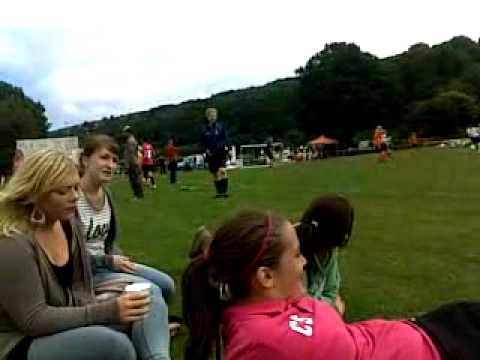 Gab and Melly playing slapsies..