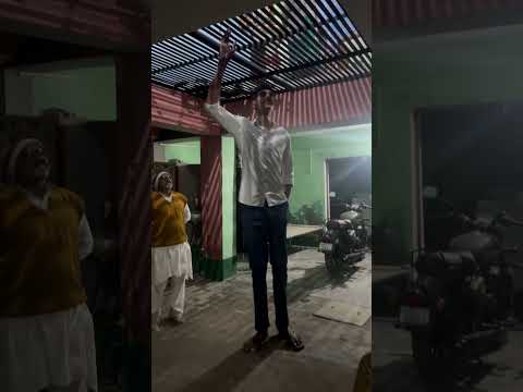 8.2 feet tall giant 🙀💀#gaintman #indiangiant #8footer #tall #tallest #giant #taller