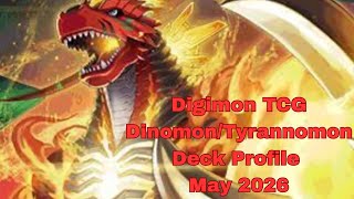 Digimon TCG Dinomon/Tyrannomon Deck Profile May 2026
