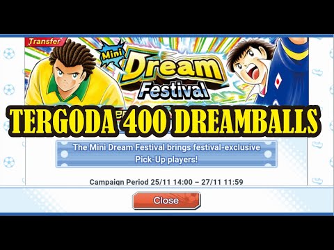 GACHA 400 DREAMBALLS ~ TERGODA MINIFEST - CAPTAIN TSUBASA DREAM TEAM INDONESIA