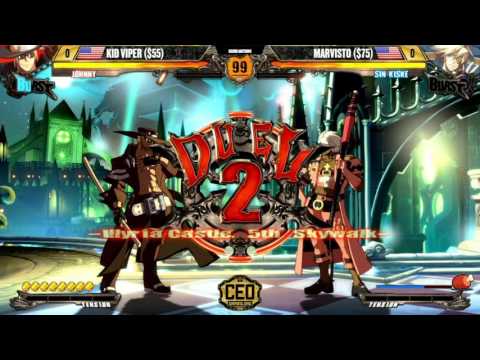 "BBR" GGXrd R AT CEO 2016 - KID VIPER vs MARVISTO  (1080p HD)