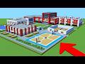 Minecraft Tutorial How To Make A School Part 1