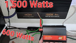 Cheapest Power Inverter on Amazon🤷🏼‍♂️🤷🏼‍♂️🤷🏼‍♂️ can it do Max power 600 Watts🔋
