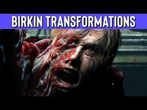 William Birkin all transformations. Resident Evil 2 Remake. Boss Battle in order.