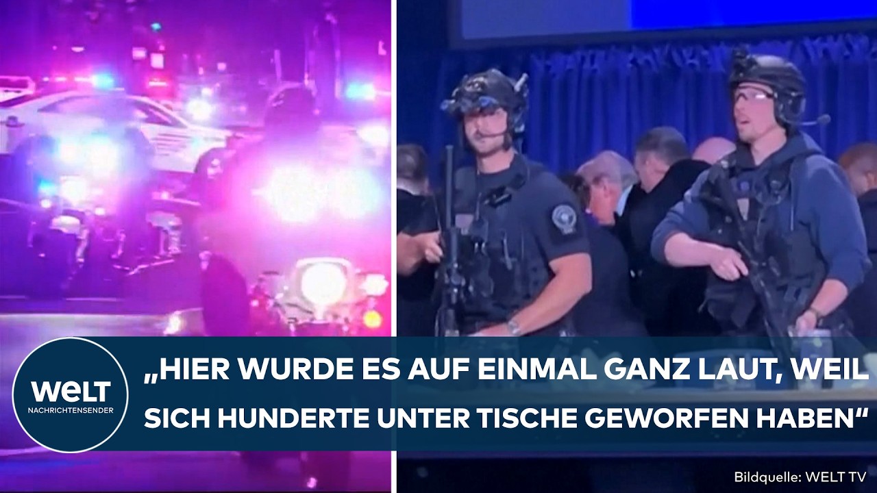 ANSCHLAG AUF TRUMP-EVENT: "Manche wollen einen Schuss gehört haben, andere nicht"– Minuten der Panik