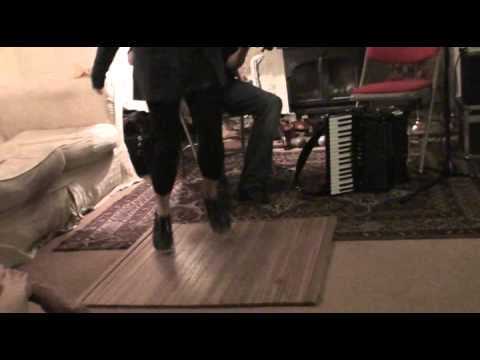Hannah James Clog Dancing with Sam Sweeney on Fiddle - October 2011
