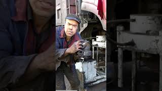 Replaced Axle King Pin with Handmade Tools