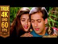 Ek Munda Meri Umra Da 4K 60FPS Full Video Song Karan Arjun Lata Mangeshkar Salman Khan Mamta