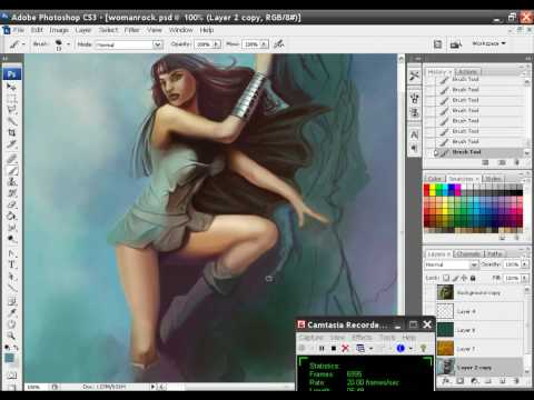 How to paint with photoshop series 17