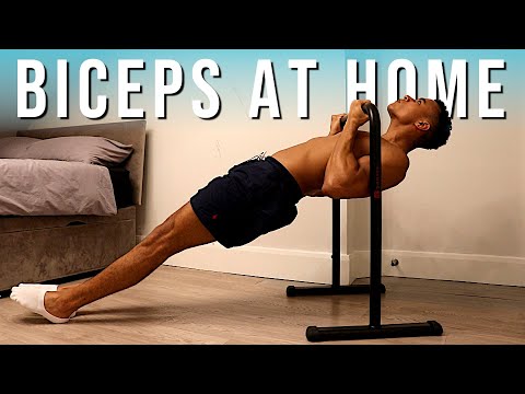 5 Home Calisthenics Biceps Exercises on Parallel Bars | Calisthenics Workout at Home (BIG BICEPS)