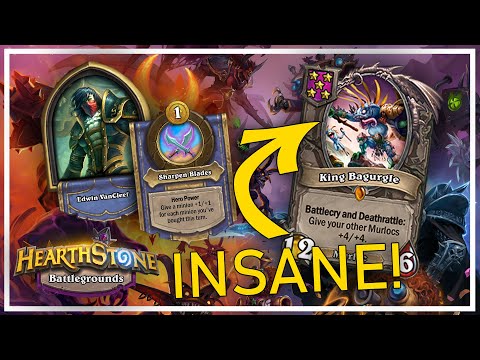 KING BAGURGLE IS INSANE! Full 1st Place Hearthstone Battlegrounds Murloc Game