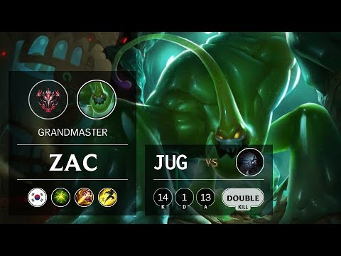 Zac Jungle vs Kindred - KR Grandmaster Patch 10.2