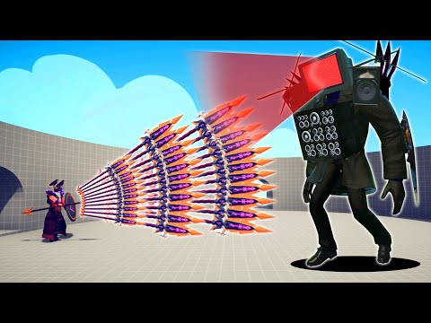 GIANT TITAN TV MAN vs EVERY DUAL GODS | TABS - Totally Accurate Battle Simulator