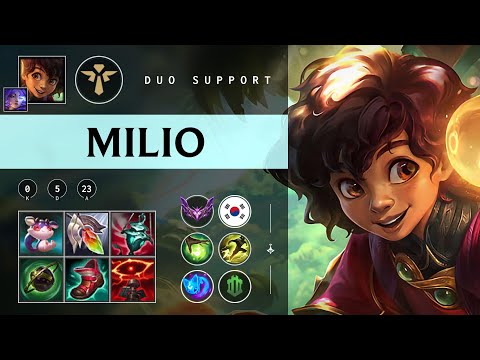 Milio Support vs Nautilus - KR Master Patch 25.23