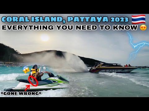 Coral Island Pattaya 2023 *GAMEPLAY😍Coral Island Thailand Tour *Banana Boat* SPEEDBOAT*JETSKI* EP.6