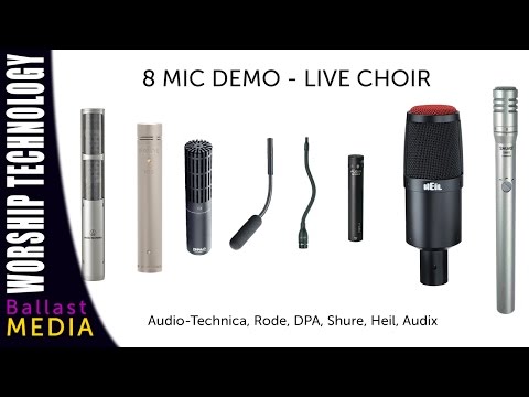 8 Microphone Demo - Live Choir