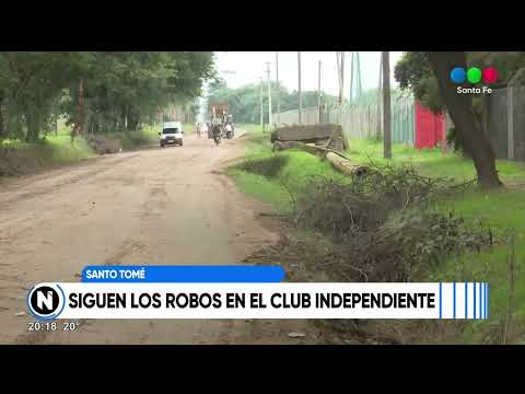 Siguen los robos en el club Independiente de Santo Tomé