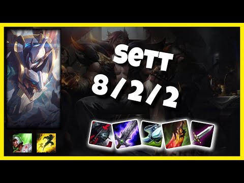 Korean Challenger Sett Mid (8/2/2) Gameplay Replay - Patch 10.18
