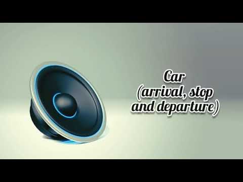 Car (arrival, stop and departure) - sound effects | sfx | No copyright ( download Link )