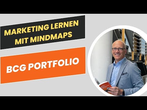 BCG-Portfolioanalyse einfach erklärt | Mindmap fürs BWL- und Marketing-Studium