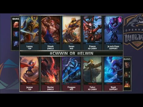 CW vs EL Game 2 Highlights - COPENHAGEN WOLVES vs ELEMENTS - Week 8 EU LCS SUMMER 2015