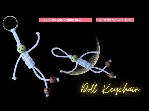 Doll Keychain | Macrame Doll keychain