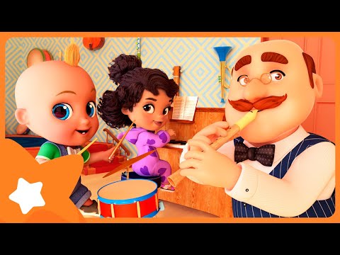 Maestro Andrés 🎹| LOOLOOKIDS 👶🏼 Children's Song (10 min) | The Children's Kingdom