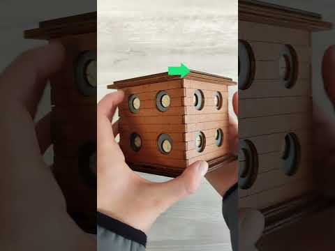 La Bottega degli Artisti - The Artists' Studio - Puzzle Box Brain teaser- Difficulty 5/6 - Solution