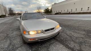 4K Review 1993 Acura Legend 3.2L Coupe 6 Speed Manual & Walk-around