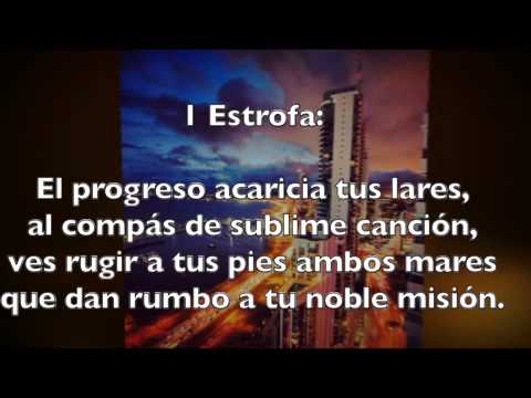 HIMNO NACIONAL DE PANAMÁ - CANTADO CON LETRAS