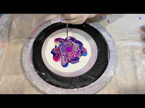 136. Sheleeart Australian Fluid Artist - Nurtured Blooms