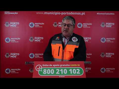 Comunicado Presidente da Câmara Municipal de Porto de Mós - COVID-19 - 29-03-2020